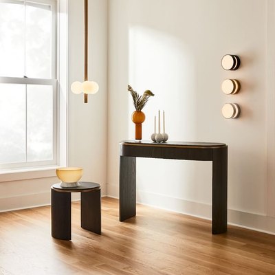 side table, console, and other furnishings