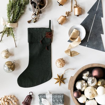 assortment of christmas decor