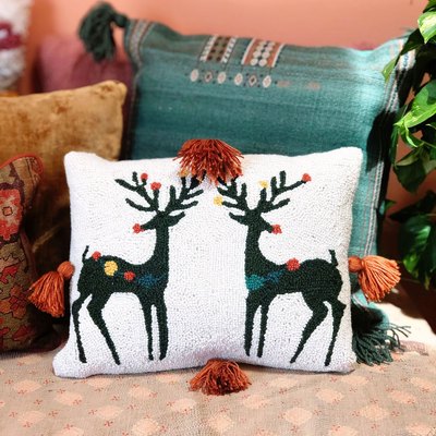 reindeer pillow