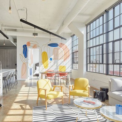 loft-style living room