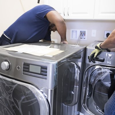 Series- Real installation of washer and dryer in laundry room