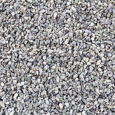 Many small and gray stones
