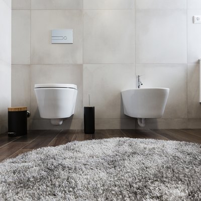 luxury bathroom interior with toilet and bidet