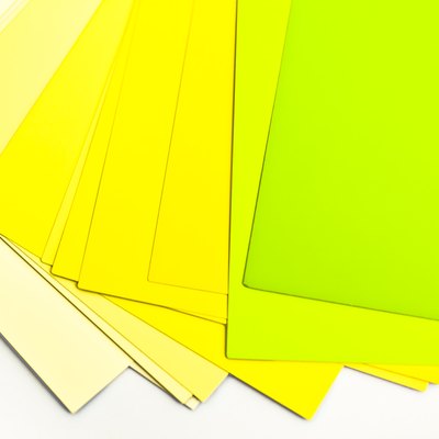Shades of green and yellow