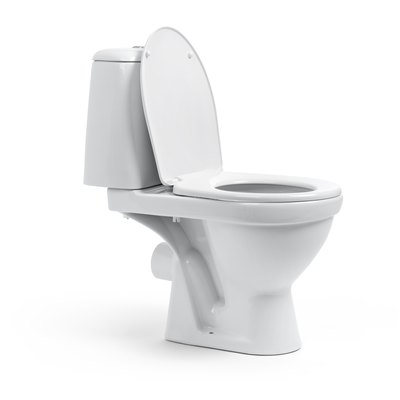 Toilet bowl isolated on white background