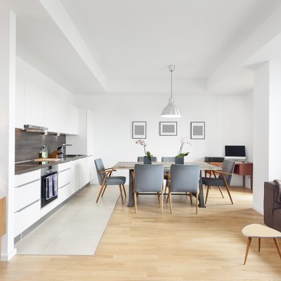 Elegant and Modern Loft Apartment with Open Floor Kitchen