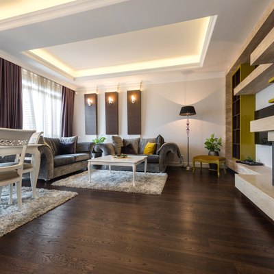 Interior of a bright living room
