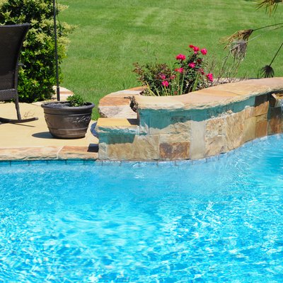 Beautiful backyard swimming pool