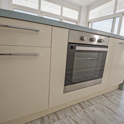 Modern kitchen in a luxury apartment