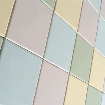 Colorful ceramic tiles.