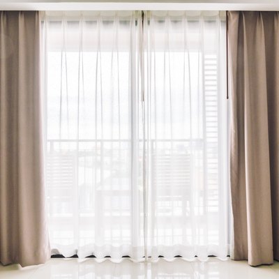 Curtains At Window