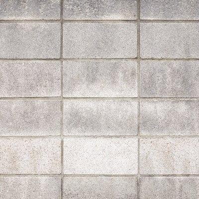 Concrete block wall seamless background and pattern texture
