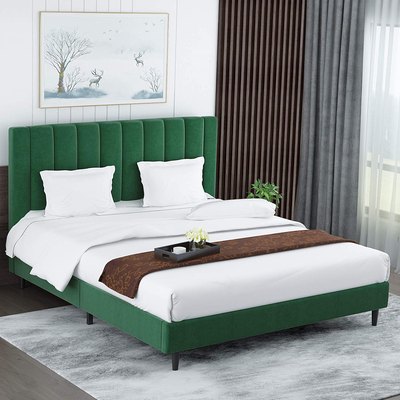 Amolife Queen Size Platform Bed Frame