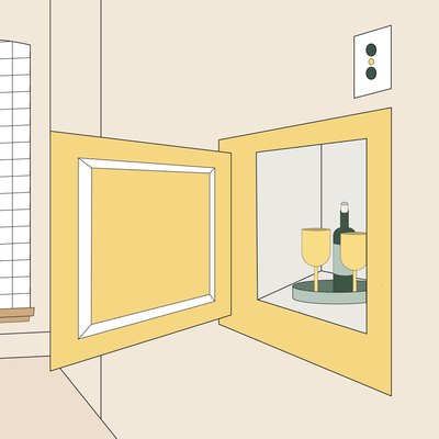 dumbwaiter illustration