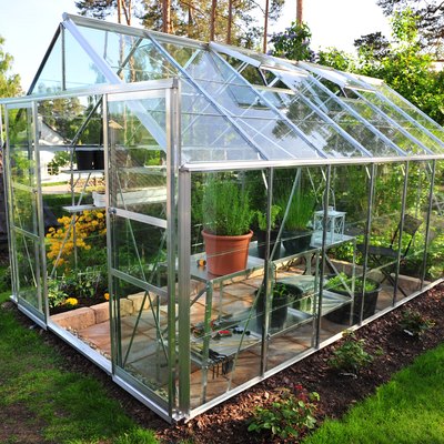 Garden greenhouse.