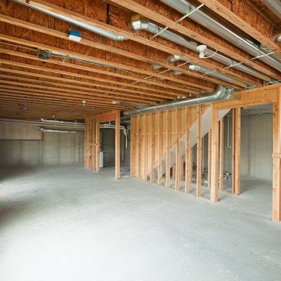 Unfinished House Walk-Out Basement