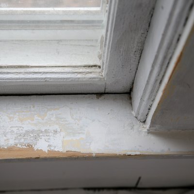 Old Wood Window Trim Peeling Lead Paint