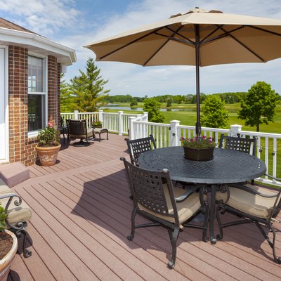 Amazing Home Patio Deck With View of Golf Course