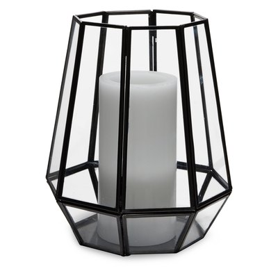 MoDRN Scandinavian Octagonal Glass Lantern