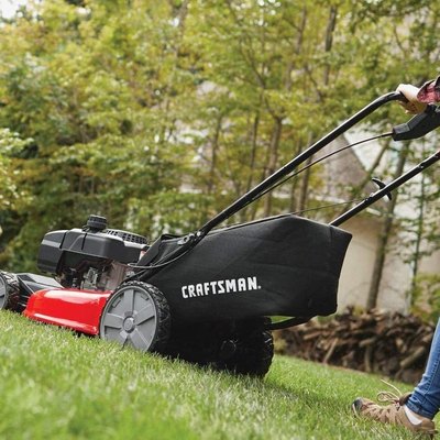 Craftsman FWD Self-Propelled Gas Powered Lawn Mower with Bagger