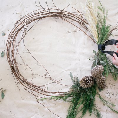 Rustic Holiday Wreath