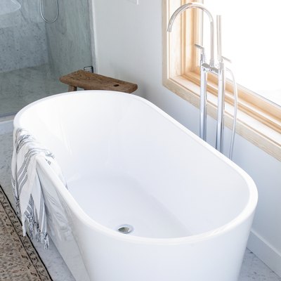 modern bathtub