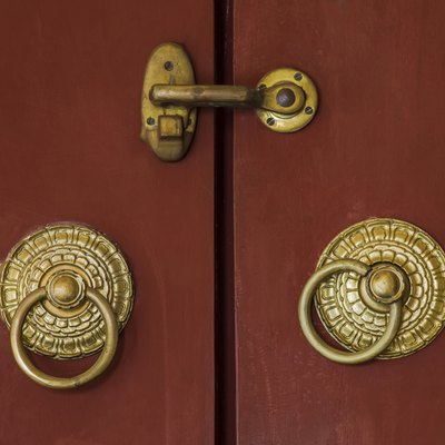 decorative antique door handle