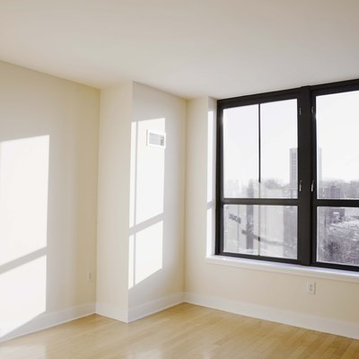 Vacant apartment, New York City, New York, USA