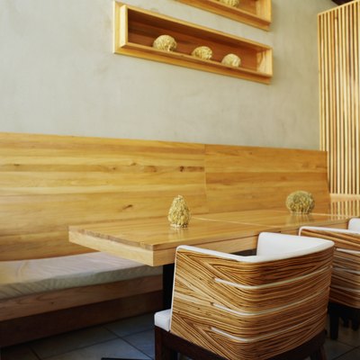 wooden furniture's in a restaurant