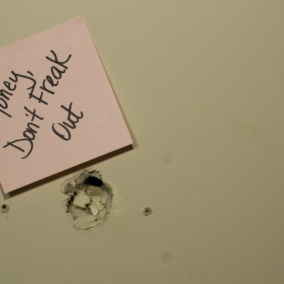 Note on a Hole in the Wall