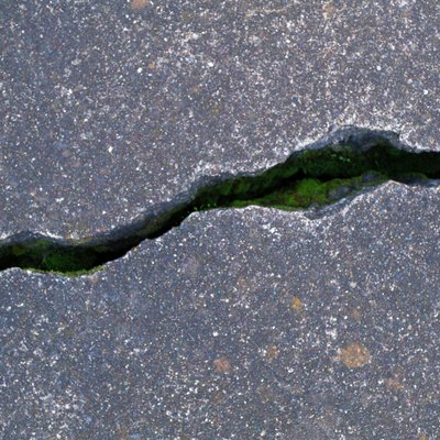Crack in concrete