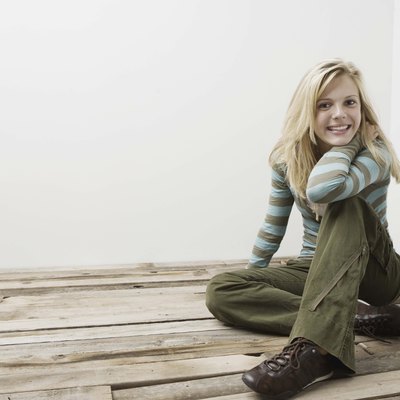 Portrait of teenage girl