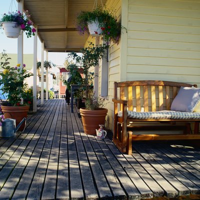 Deck of a Houseboat