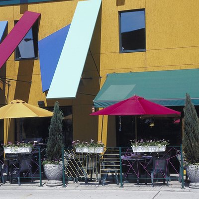 Colorful cafe in Ontario