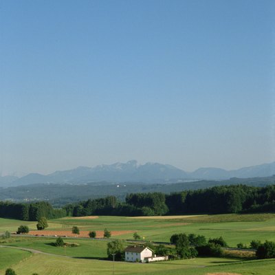 Farmhouse in field , Bavaria , Germany