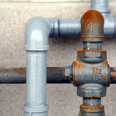 Close-up of plumbing outdoors