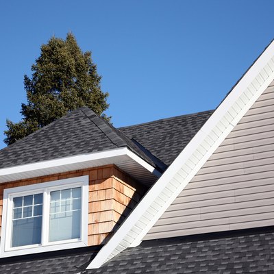 Exterior of house with dormer