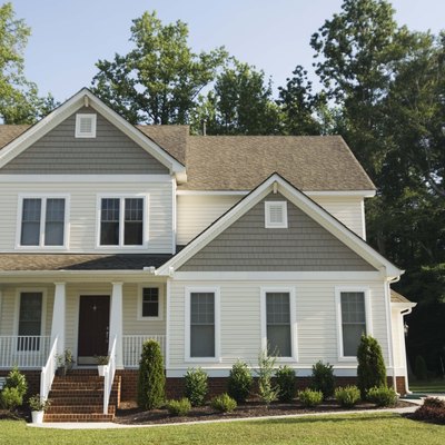 Exterior of house in suburbs