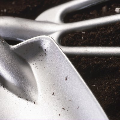 Close-up of gardening tools