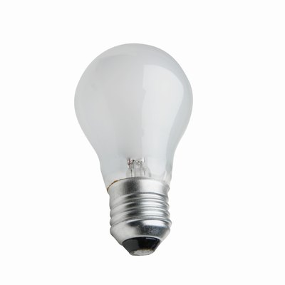 Close up of a light bulb
