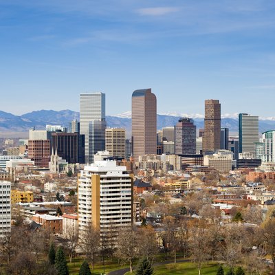 View of Denver Colorado Skyline