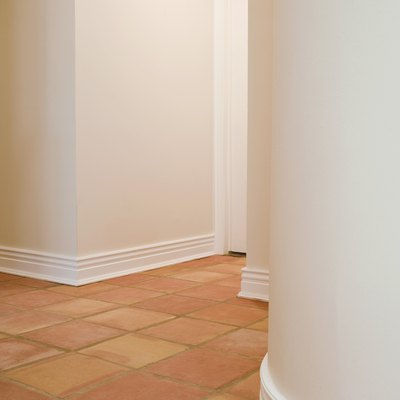 Tile floor and walls