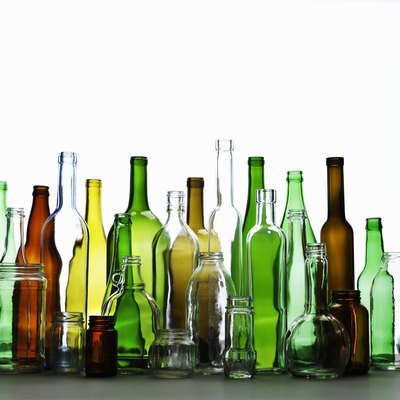 Collection of bottles of various colours