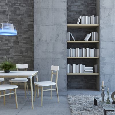 White Table In Room