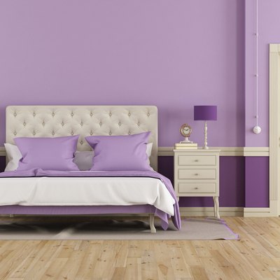 Purple bedroom