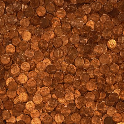 Pile of pennies