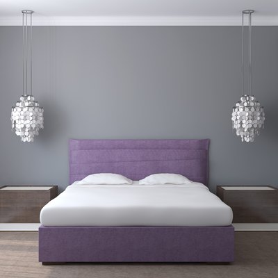 Modern bedroom interior.