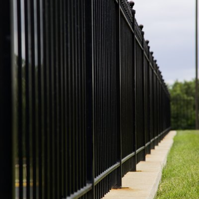 Metal fence