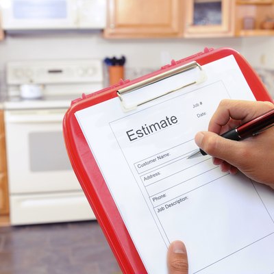 Contractor Writing Estimate