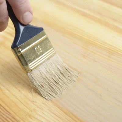 Painting the wood